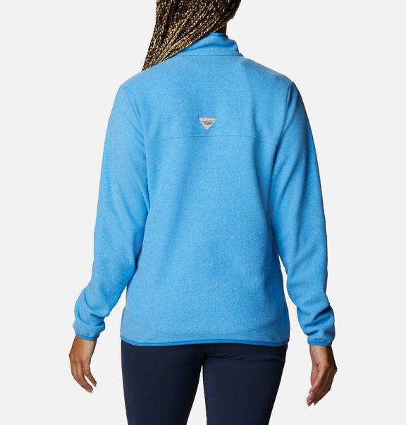 Columbia PFG Harborside Hoodies Blue For Women's NZ38756 New Zealand